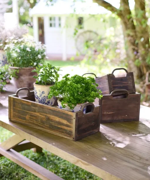 Rustic Planter Box Small