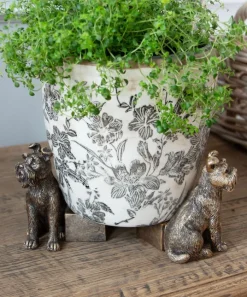Scottie Dog Pot Stand Small (3PC)