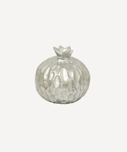Silver Pomegranate Décor