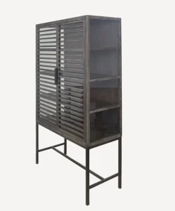 Slatted Display Cabinet