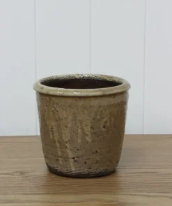 Stone Glazed Terracotta Pot