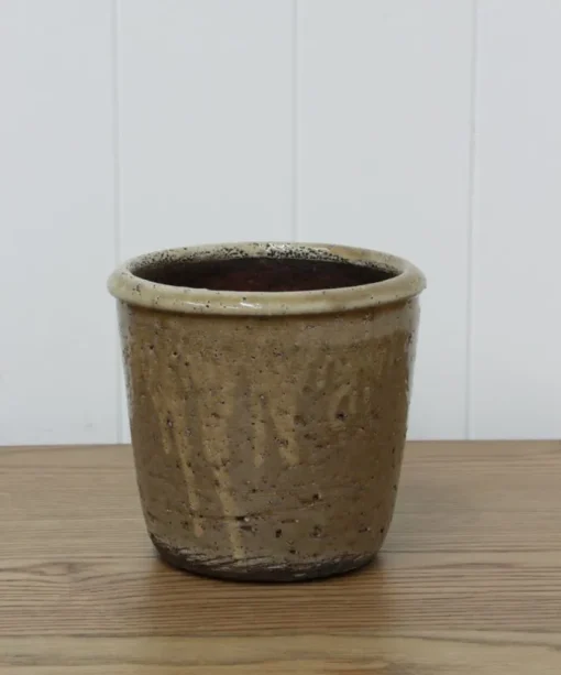 Stone Glazed Terracotta Pot