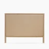 Studded Bed Head Natural Linen Queen