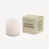 Sunday Morning Glass Candle