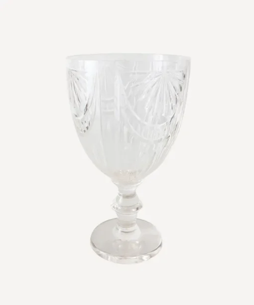 Sunrise Cut Glass Hurricane