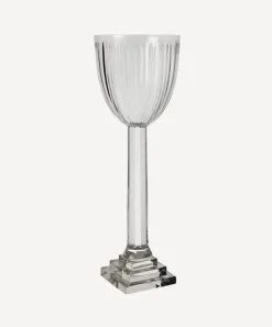 Tall Candleholder Panelled Cup