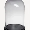 Tall Wide Dome Black Base