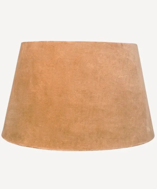 Tapered Drum Velvet Shade Gold 40cm