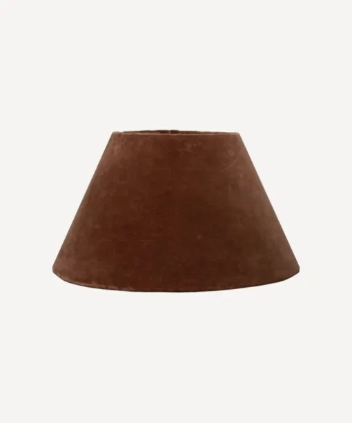 Tapered Shade Velvet Cinnamon