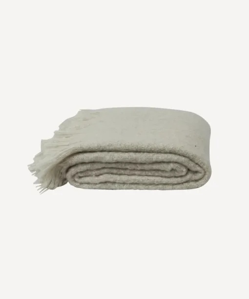 Throw Tassle Soft Grey
