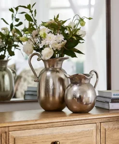 Valeria Flower Jug Silver