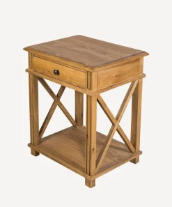 Villa Oak Bedside Table