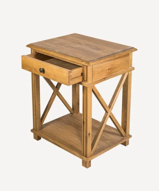 Villa Oak Bedside Table