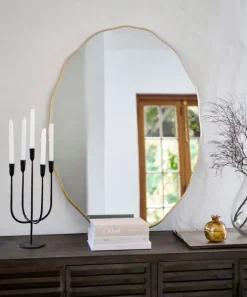 Wave Oval Mirror Large
