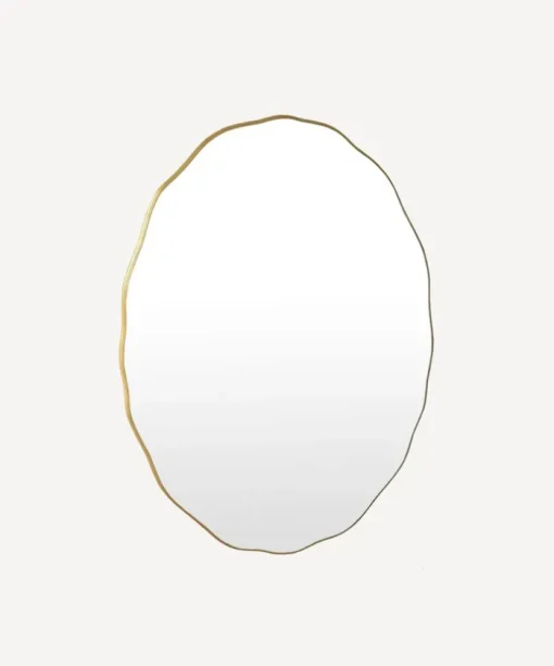 Wave Oval Mirror Small