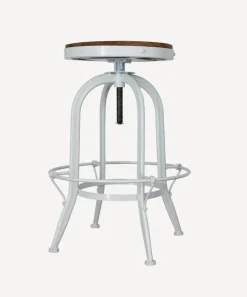 Workshop Counter Stool White