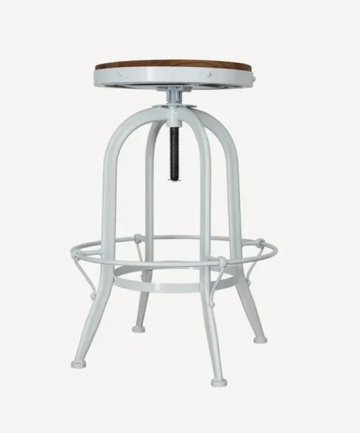 Workshop Counter Stool White